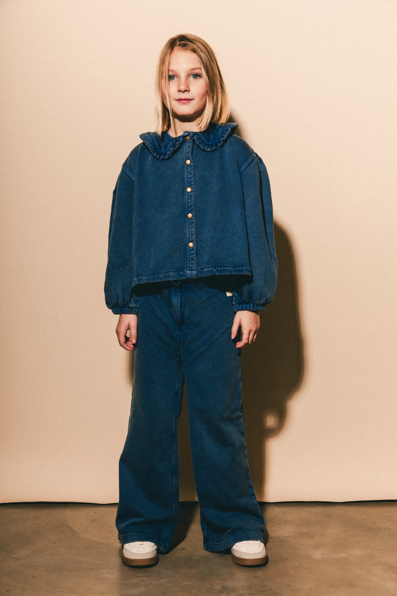 Denim sweat wide leg Dori
