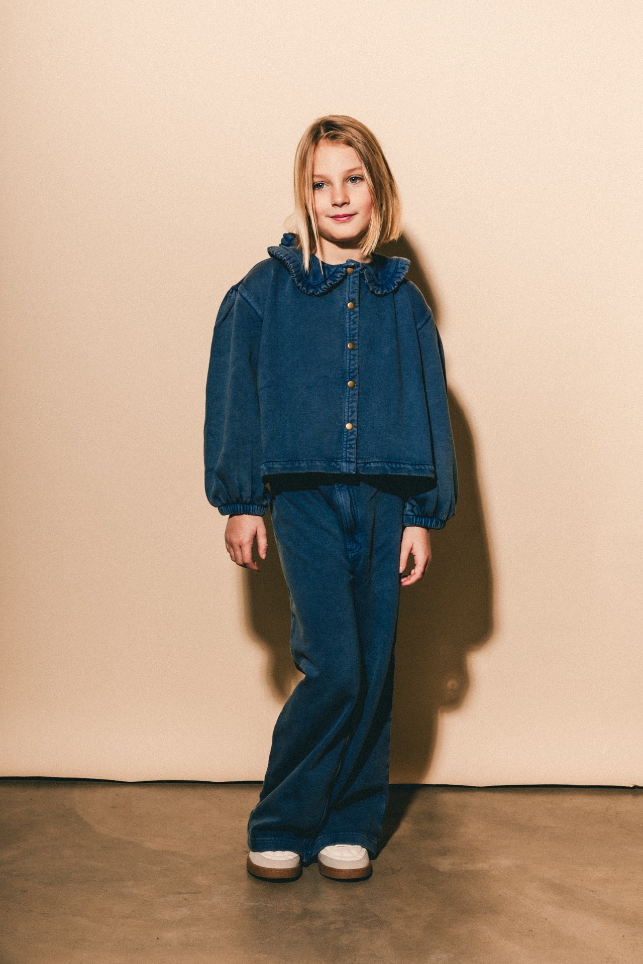 Denim sweat wide leg Dori