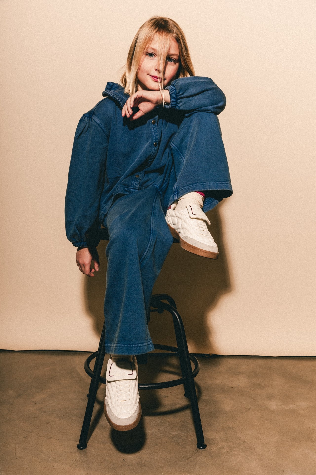 Denim sweat wide leg Dori