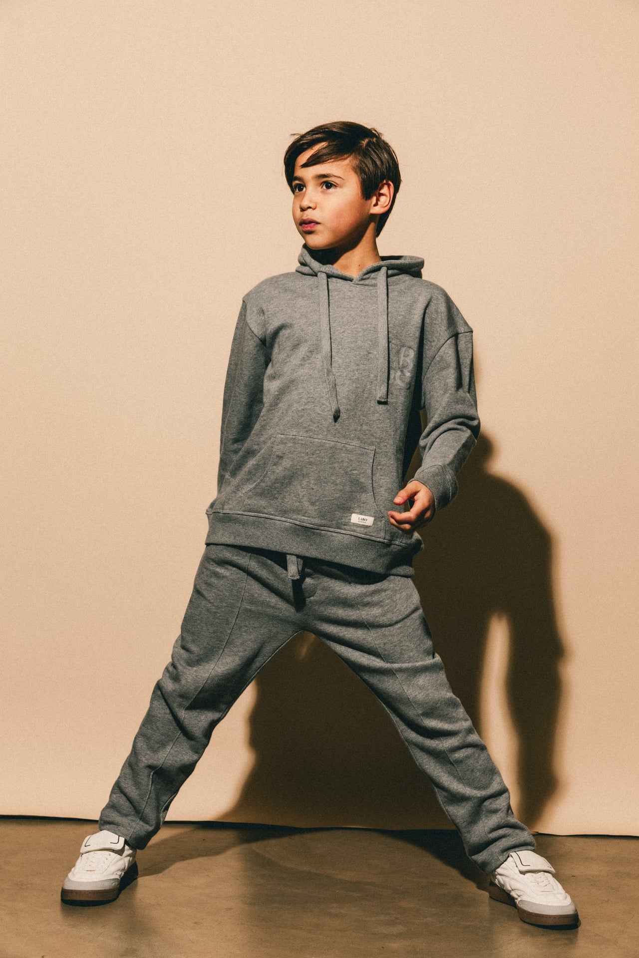 Zachte jogger grijs melange Misato