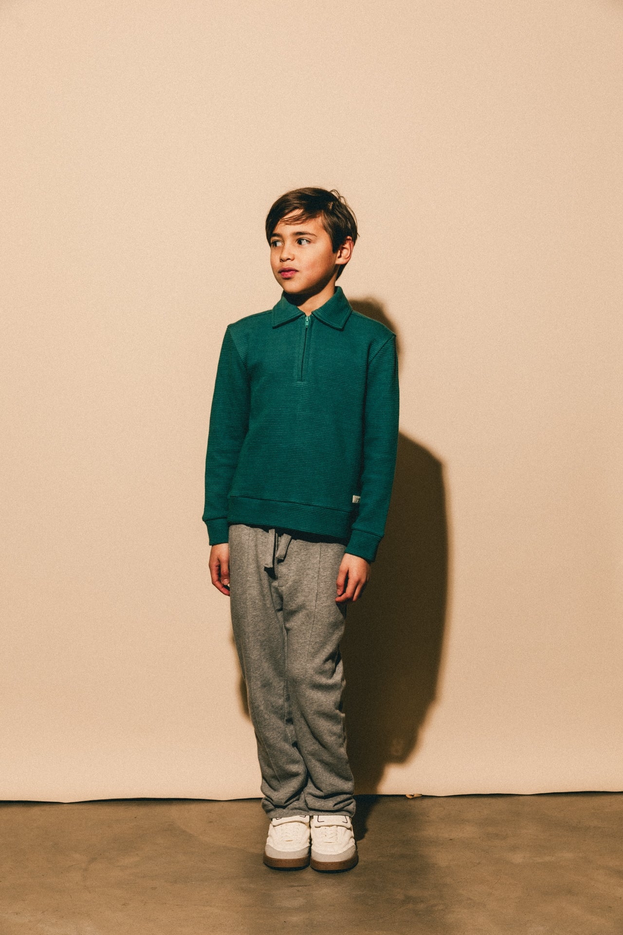 Zachte jogger grijs melange Misato