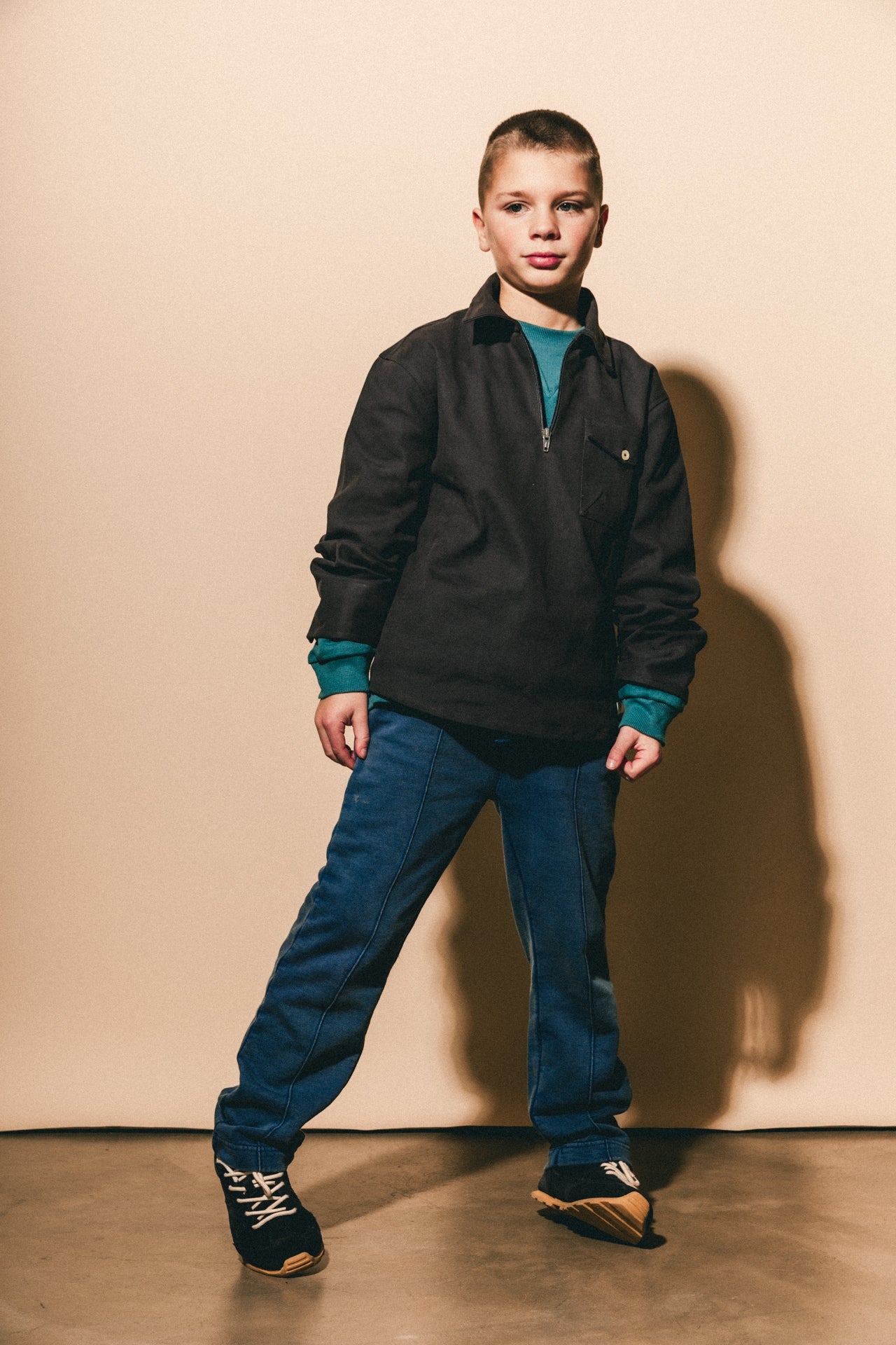 Denim sweat broek Seya