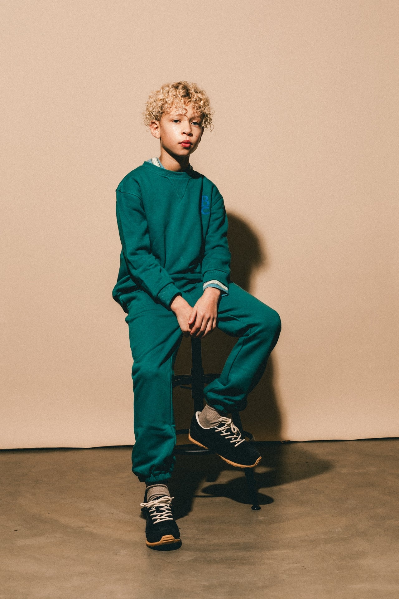 Zachte joggingsbroek donker groen Yashio