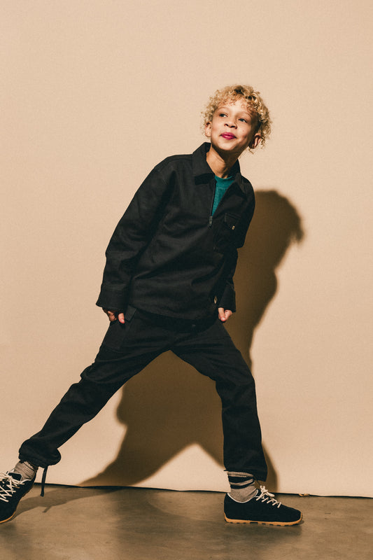 Cargo broek donker grijs Jash