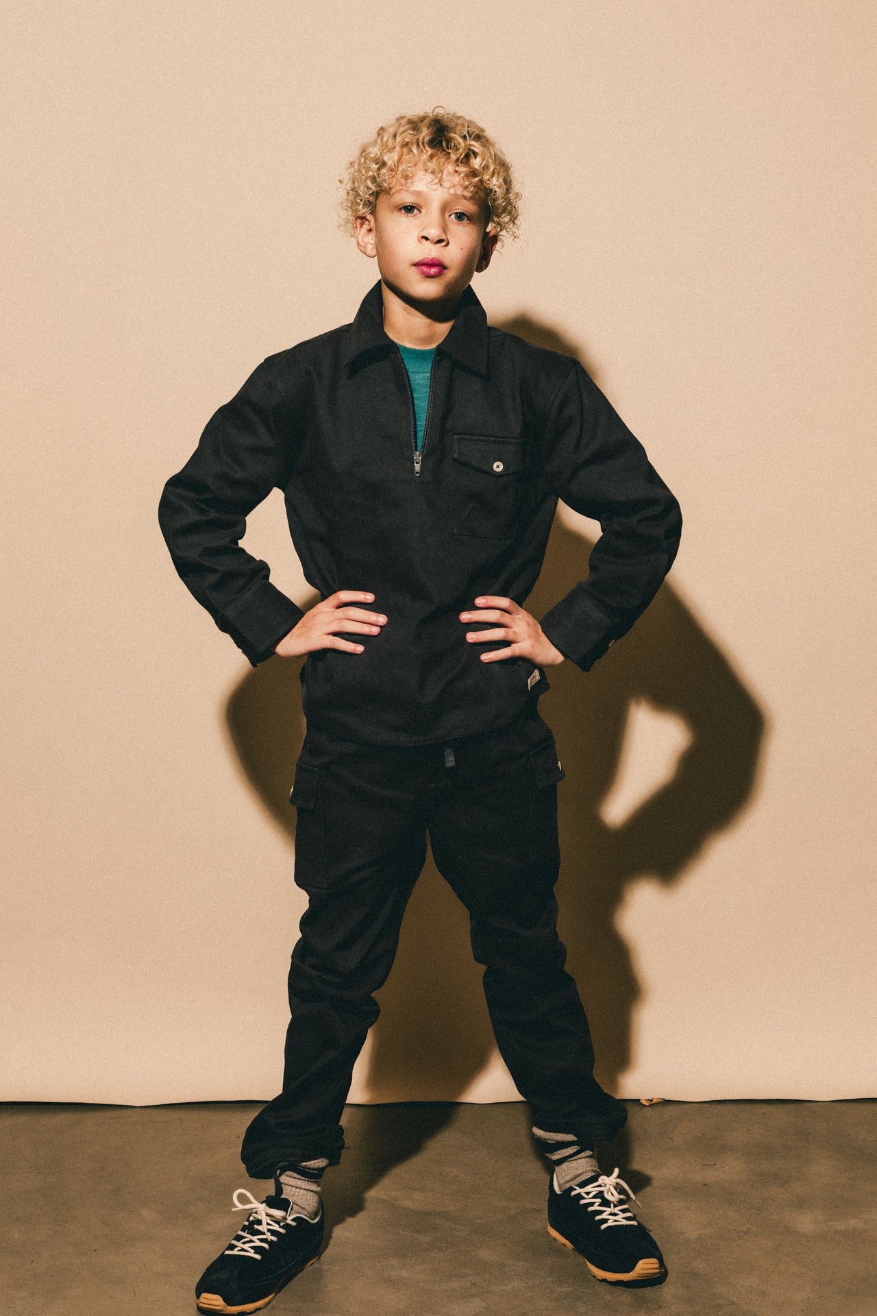 Cargo broek donker grijs Jash