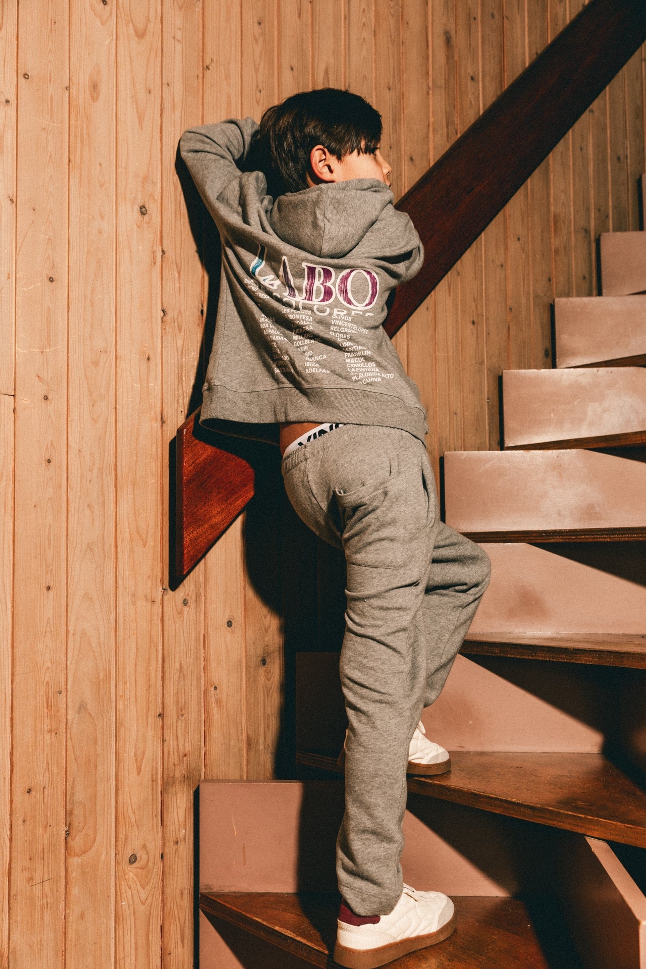 Hoodie trui grijs Hanno