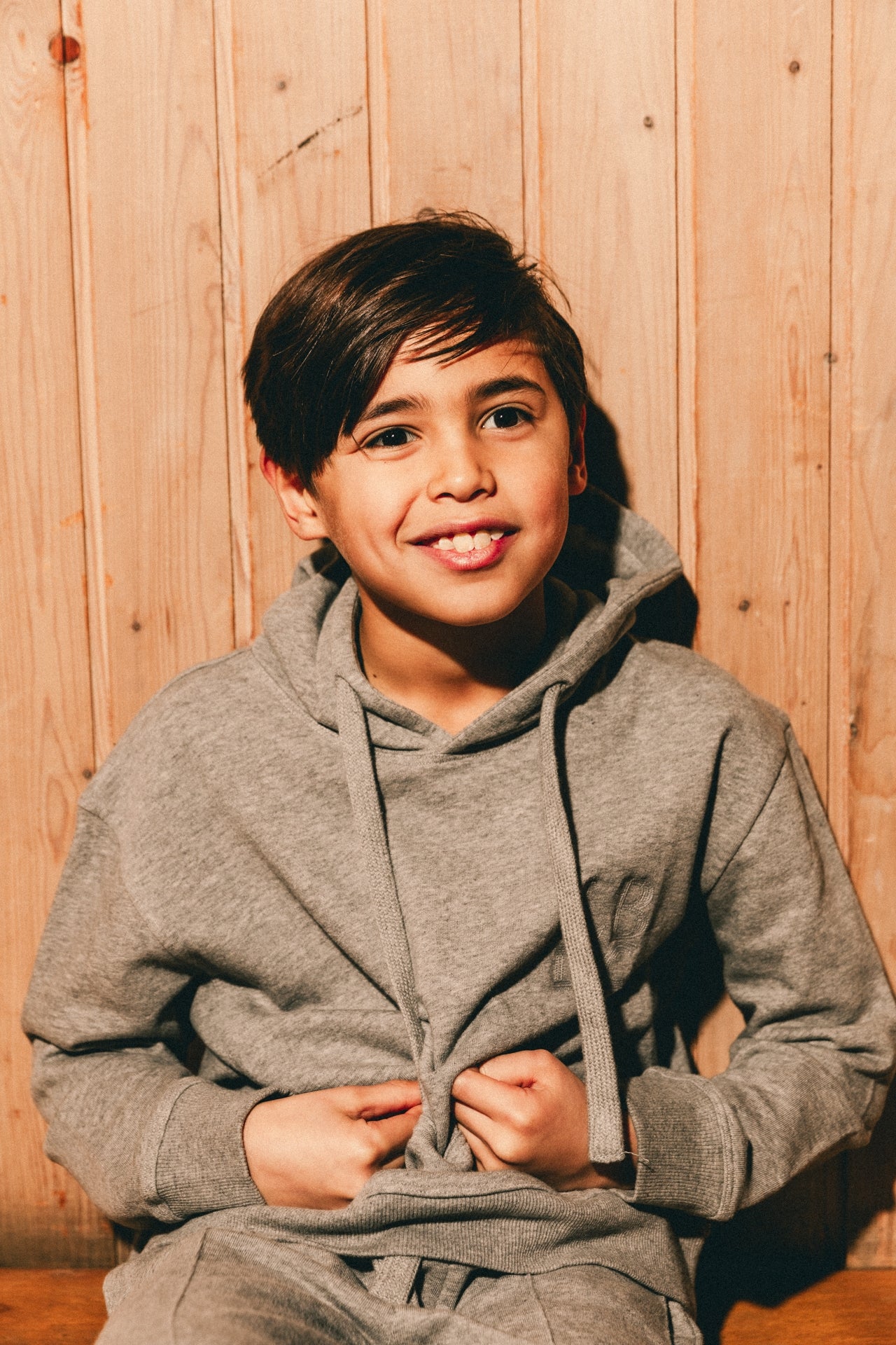 Hoodie trui grijs Hanno