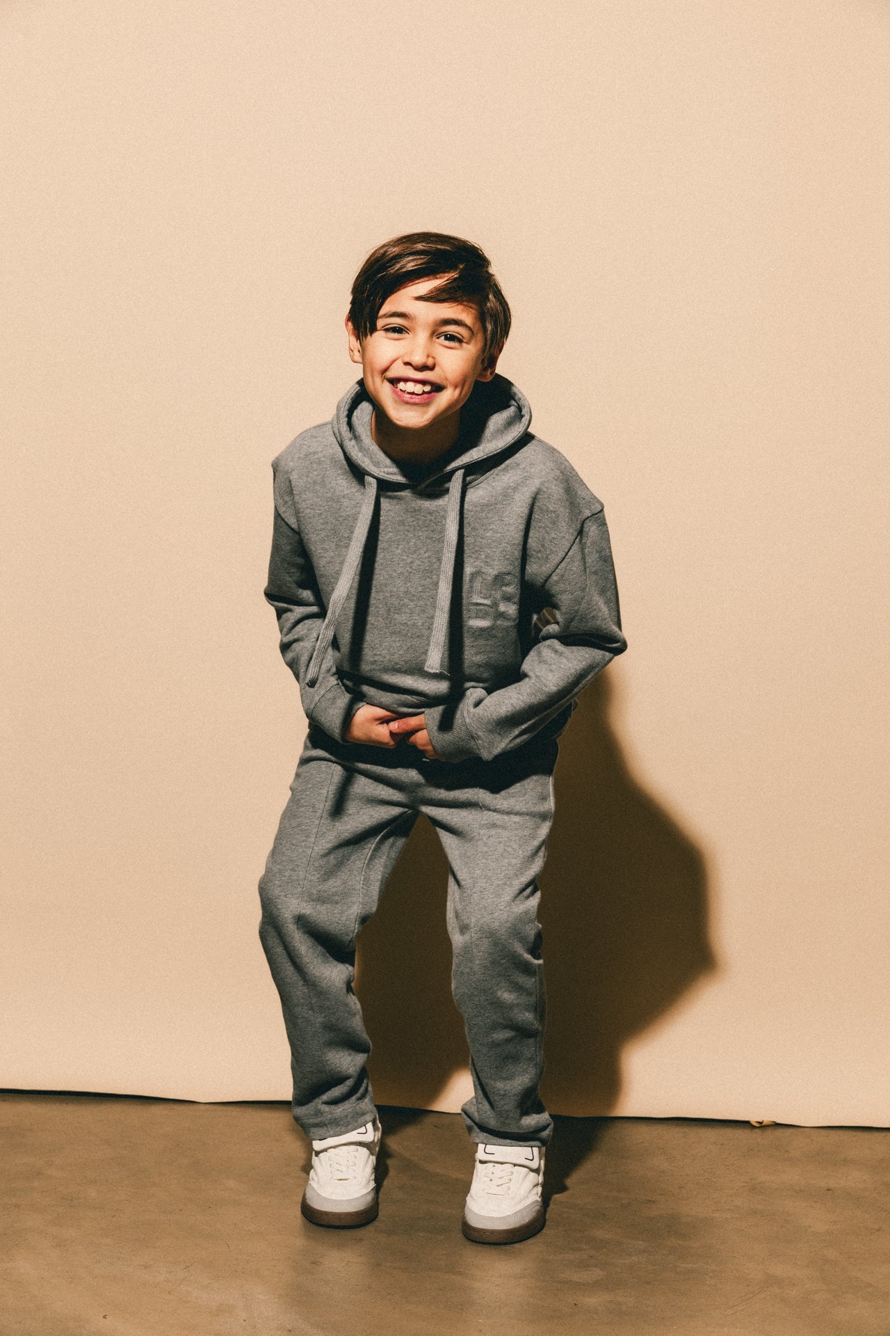 Hoodie trui grijs Hanno