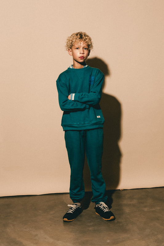 Groene trui met logo Tokio