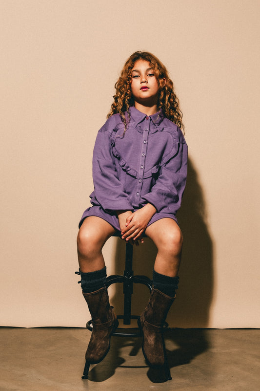 Zachte sweat jurk Kabe