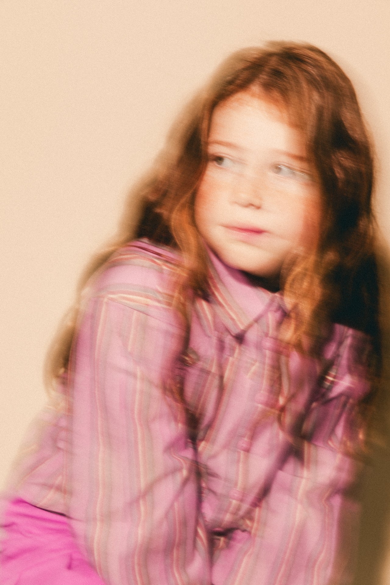 Streep blouse met ruffle hart Ayase