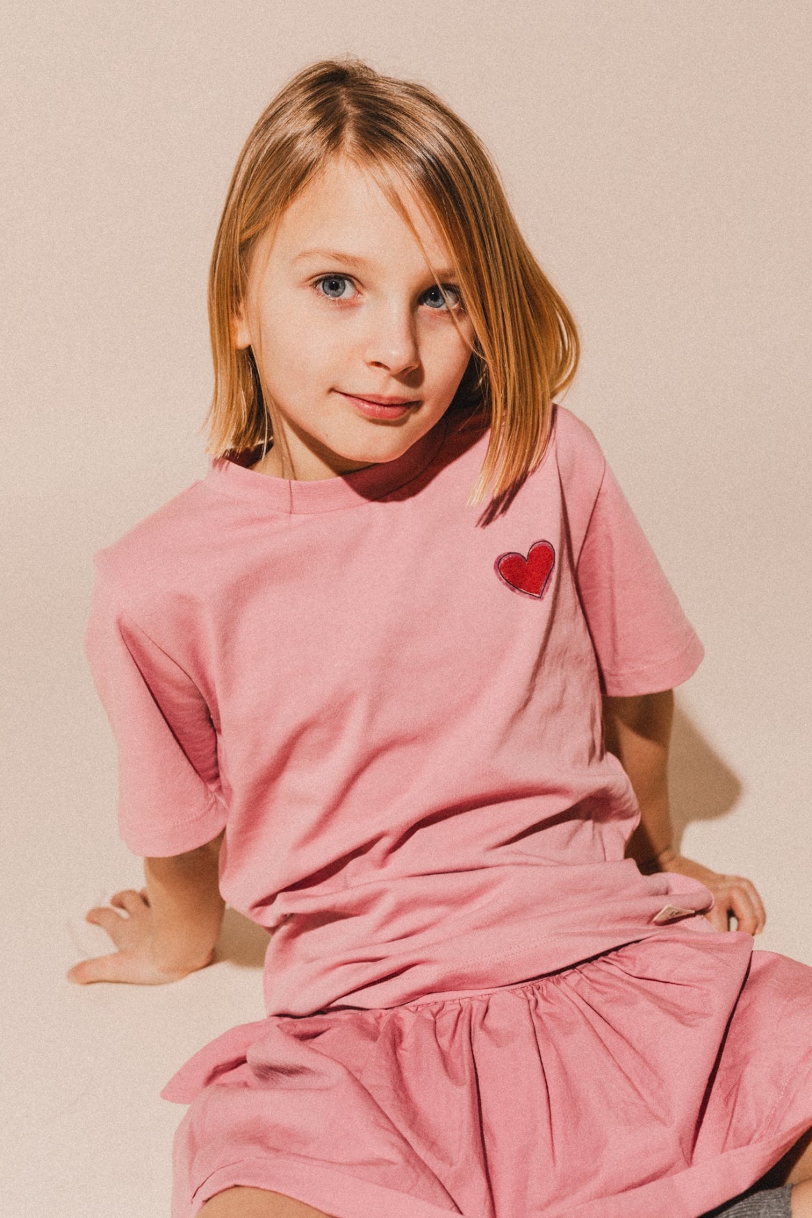 Bari t-shirt | Pink mulberry