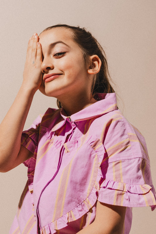 Santel | Pink mulberry multi