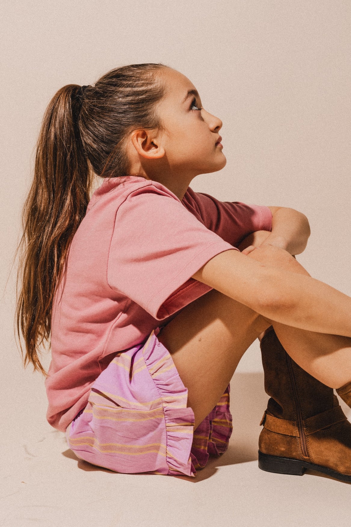 Falla short | Pink mulberry multi