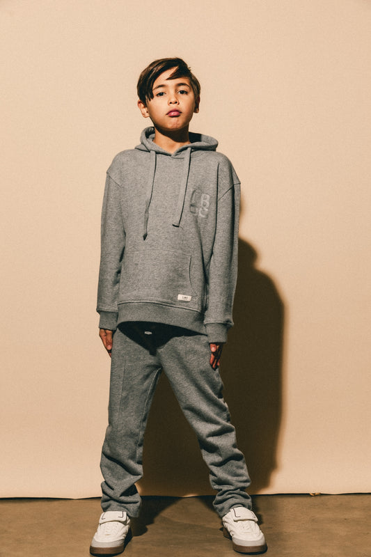 Zachte jogger grijs melange Misato