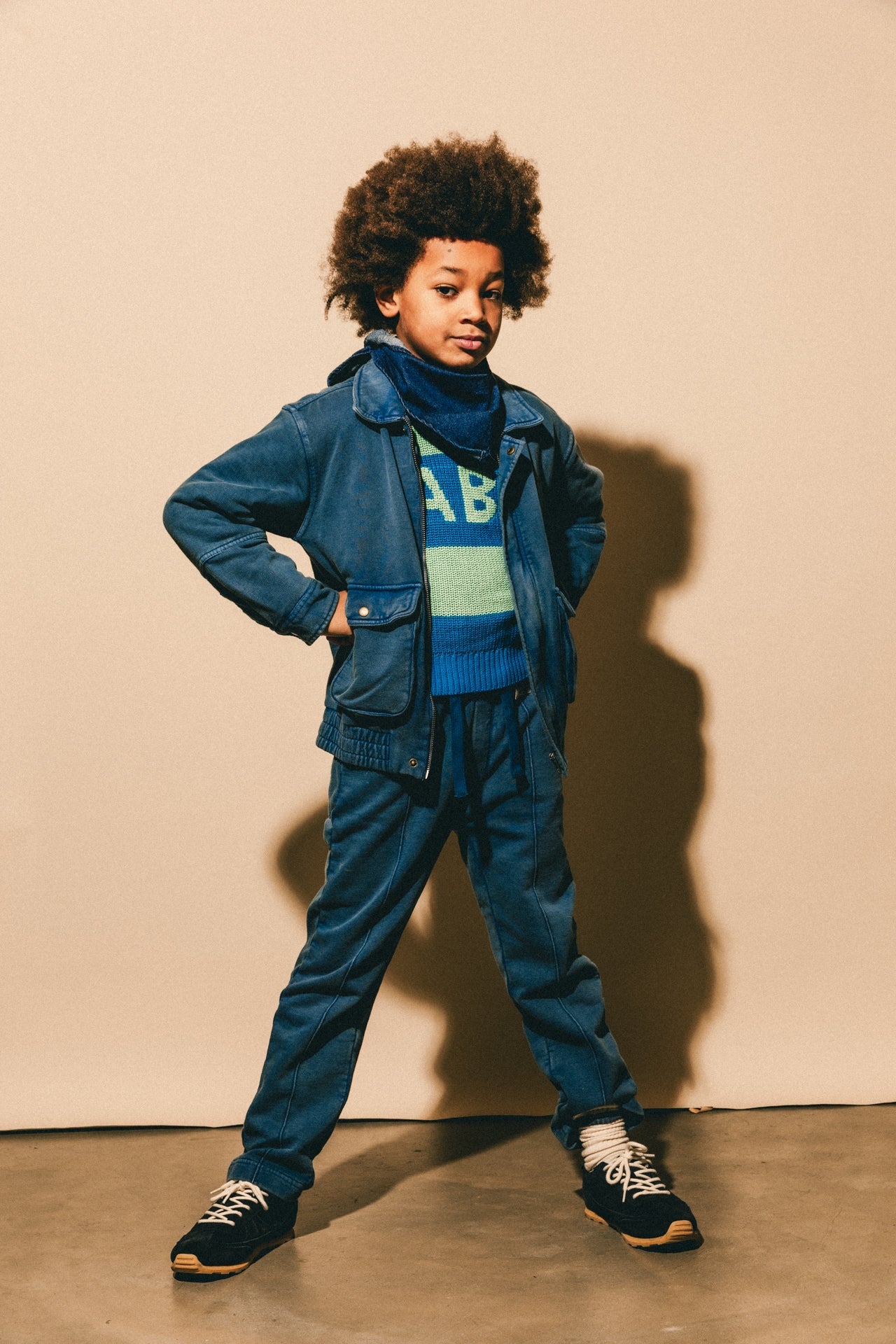 Denim sweat broek Seya
