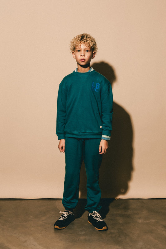 Zachte joggingsbroek donker groen Yashio