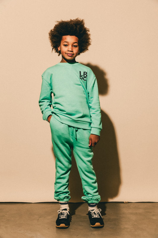 Zachte joggingsbroek licht groen Yashio